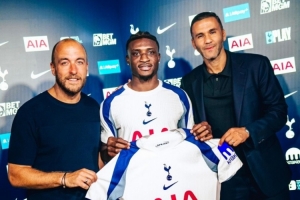 热刺队史最贵引援榜：索兰克6430万欧居首，库杜斯6380万欧次席